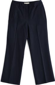 Seasalt Cornwall Lowena Straight Leg Recycled Wool Blend Pants