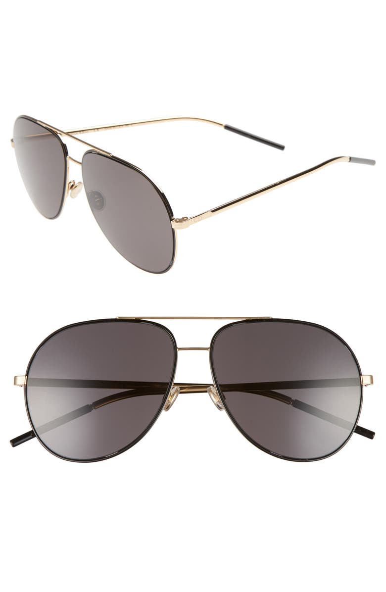 DIOR Astrals 59mm Aviator Sunglasses, Main, color,