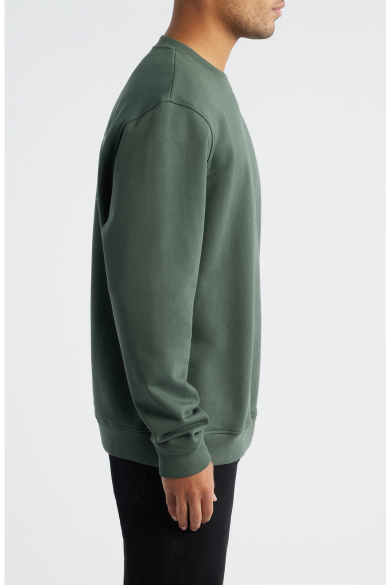 Underground Logo Organic Cotton Graphic Sweatshirt, Alternate, color, GARNET GREEN