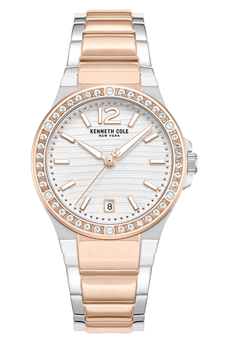 Glenville Two-Tone Bracelet Watch, 32mm, Main, color, MULTI