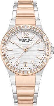 Kenneth Cole New York Glenville Two-Tone Bracelet Watch, 32mm