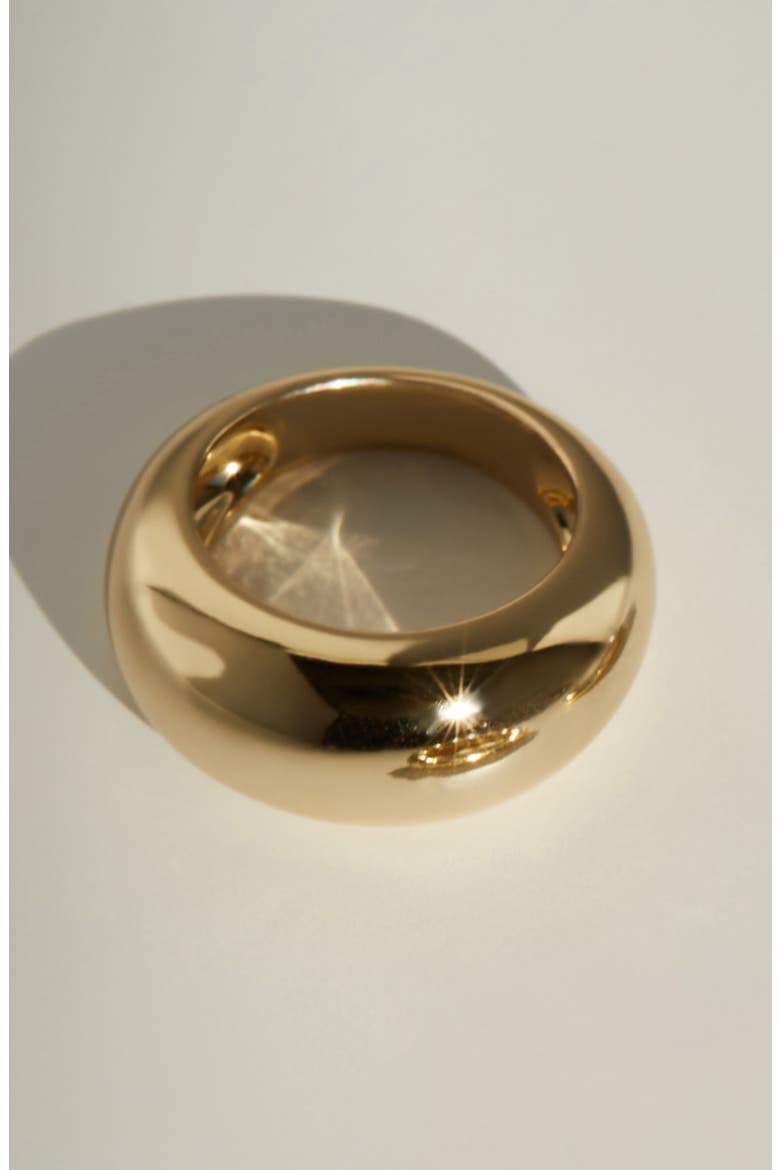 Noa Domed Band Ring, Alternate, color, GOLD