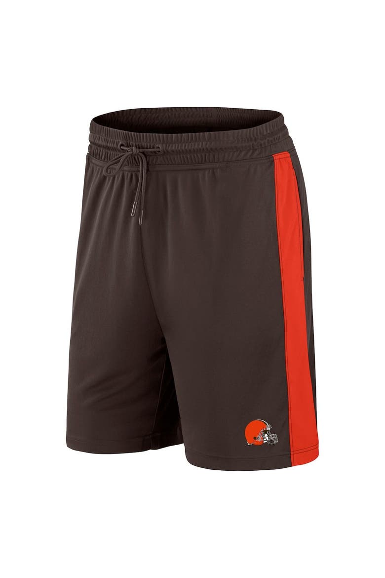 Men's Fanatics Branded Brown Cleveland Browns Break It Loose Shorts, Alternate, color, Brown