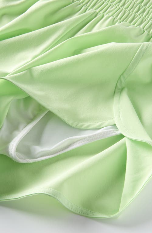 Zella Girl Kids' On Your Mark Shorts In Green Verde