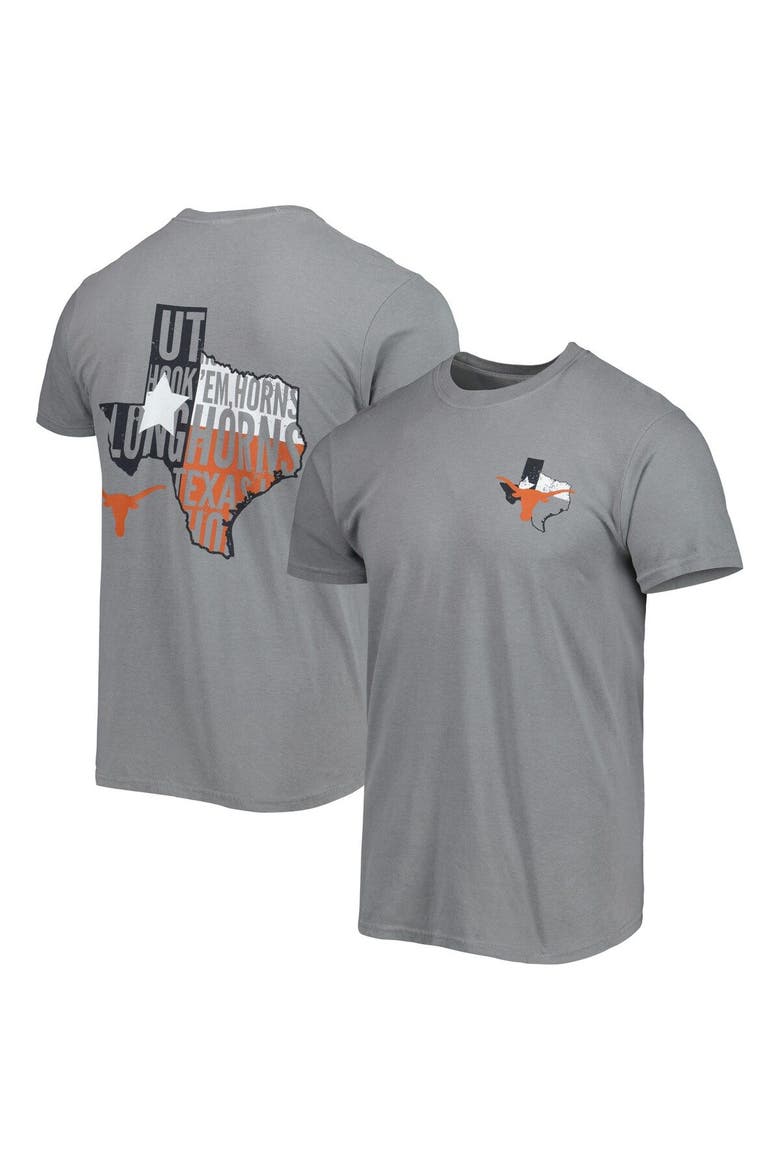 Men's Gray Texas Longhorns Hyperlocal State T-Shirt, Alternate, color, Gray