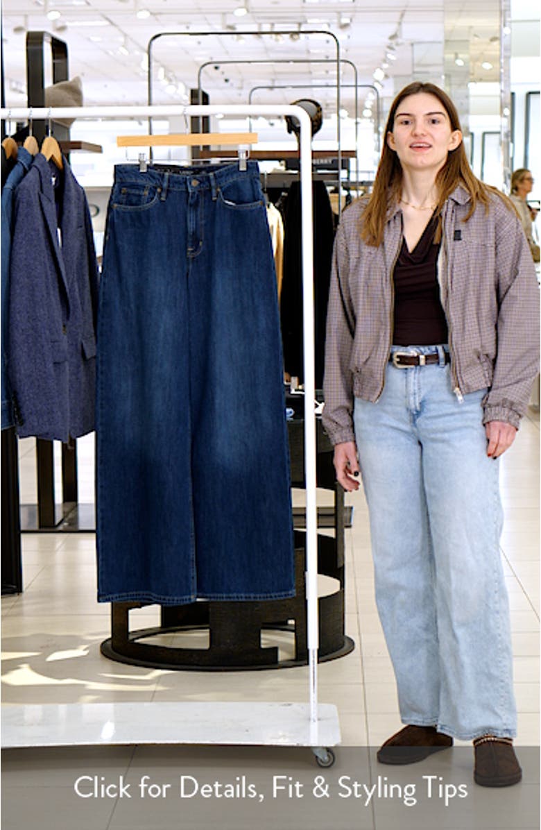 High Waist Wide Leg Jeans, sales video thumbnail