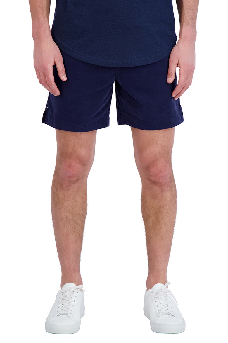 Stretch Corduroy Shorts, Main, color, MIDNIGHT
