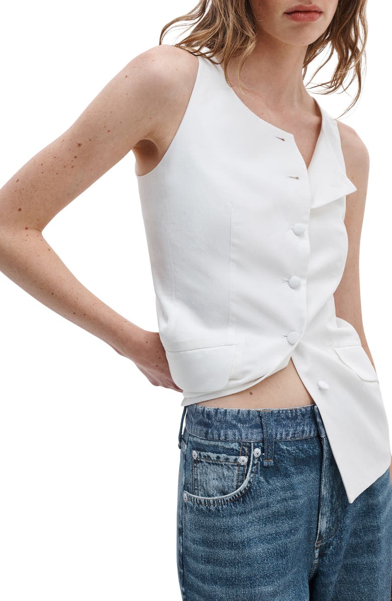 rag & bone rb Miramar Andi Ankle Wide Leg Cotton Terry Sweatpant Jeans, Alternate, color, Kimbr