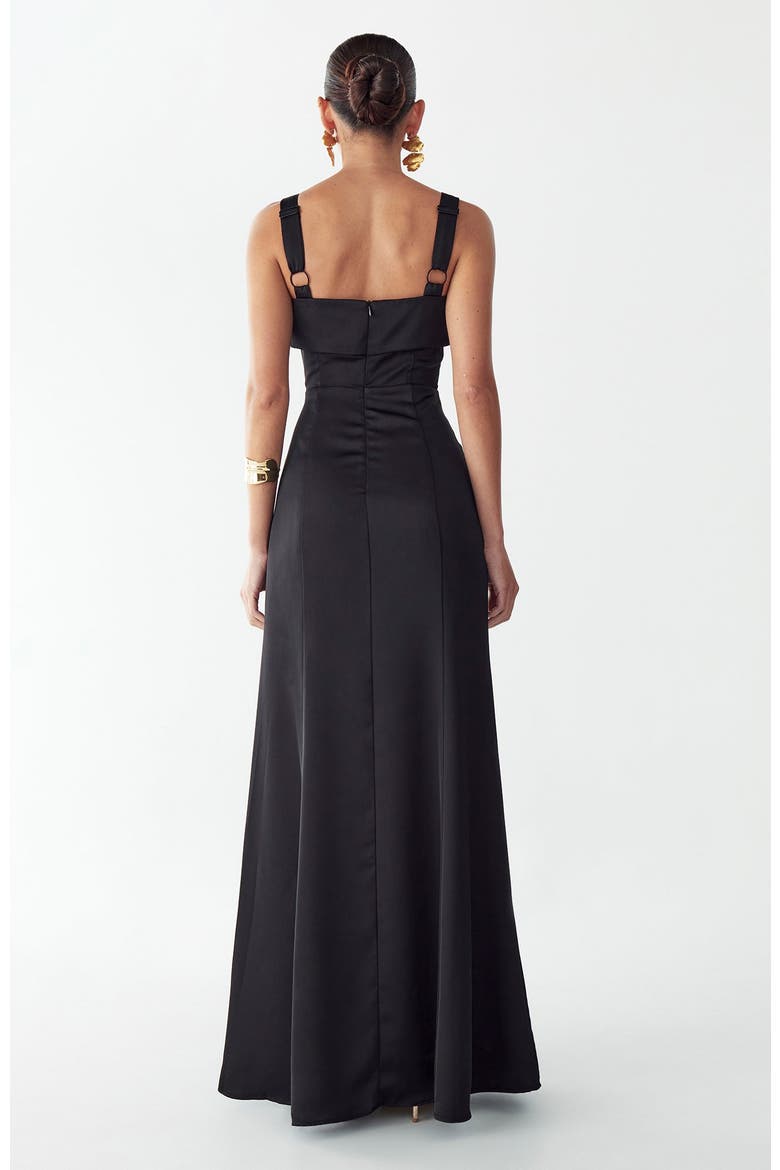 Norfolk Maxi Dress, Alternate, color, Black