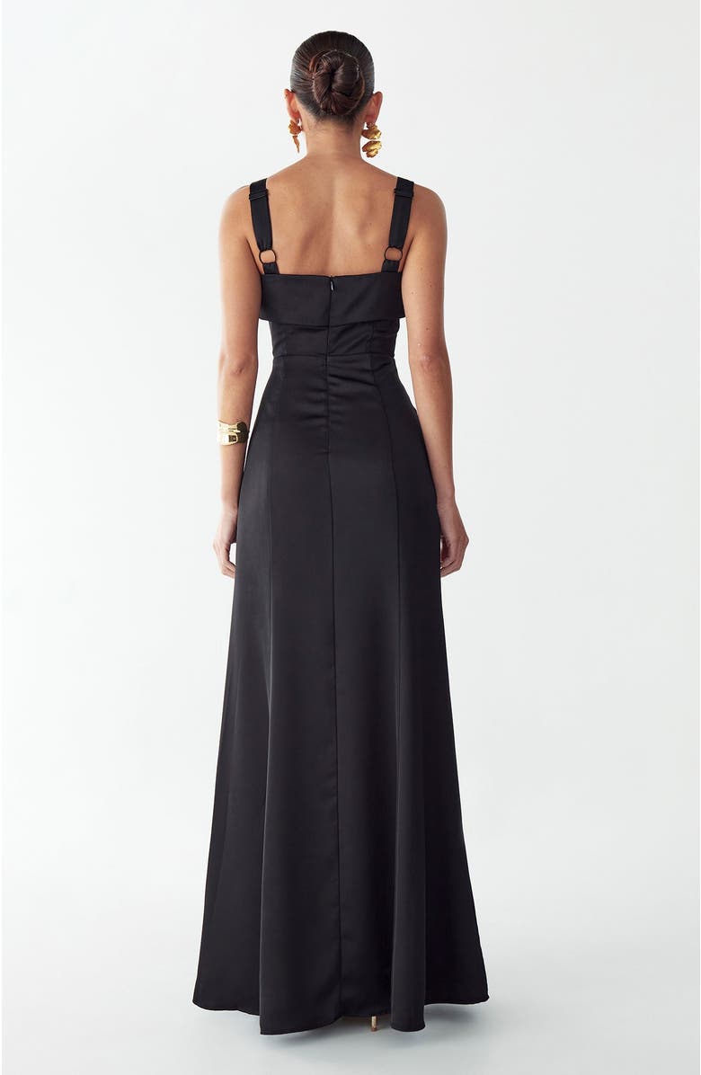 WILLA Norfolk Maxi Dress, Alternate, color, Black