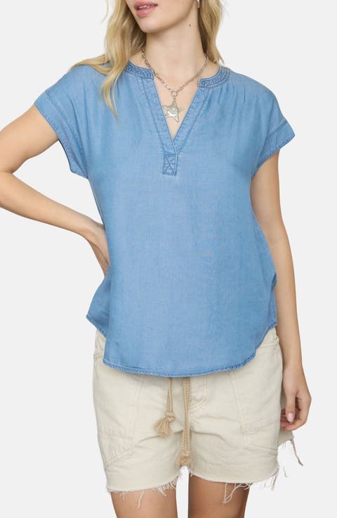 Chambray Top