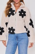 VICI Collection Mountain Escape Faux Shearling Zip Jacket