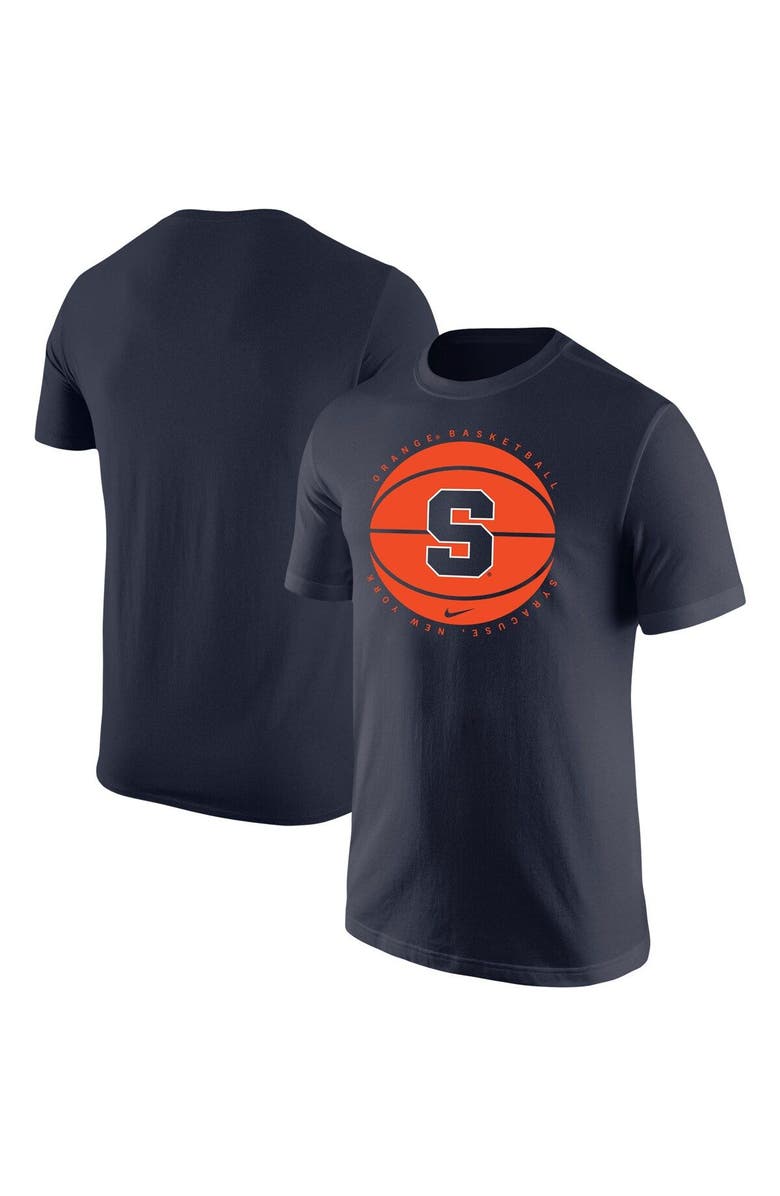 Nike Men's Nike Navy Syracuse Orange Basketball Logo T-Shirt, Alternate, color,