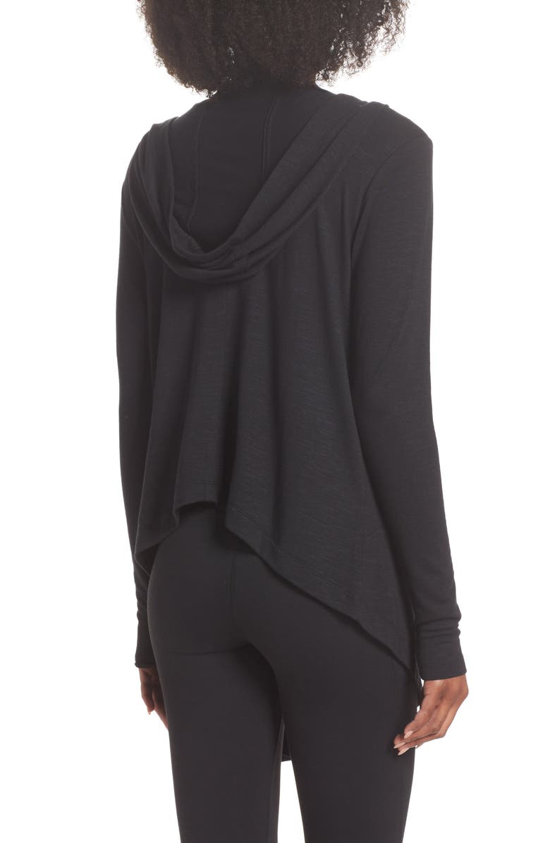 Zella After Class Hooded Cardigan, Alternate, color, 