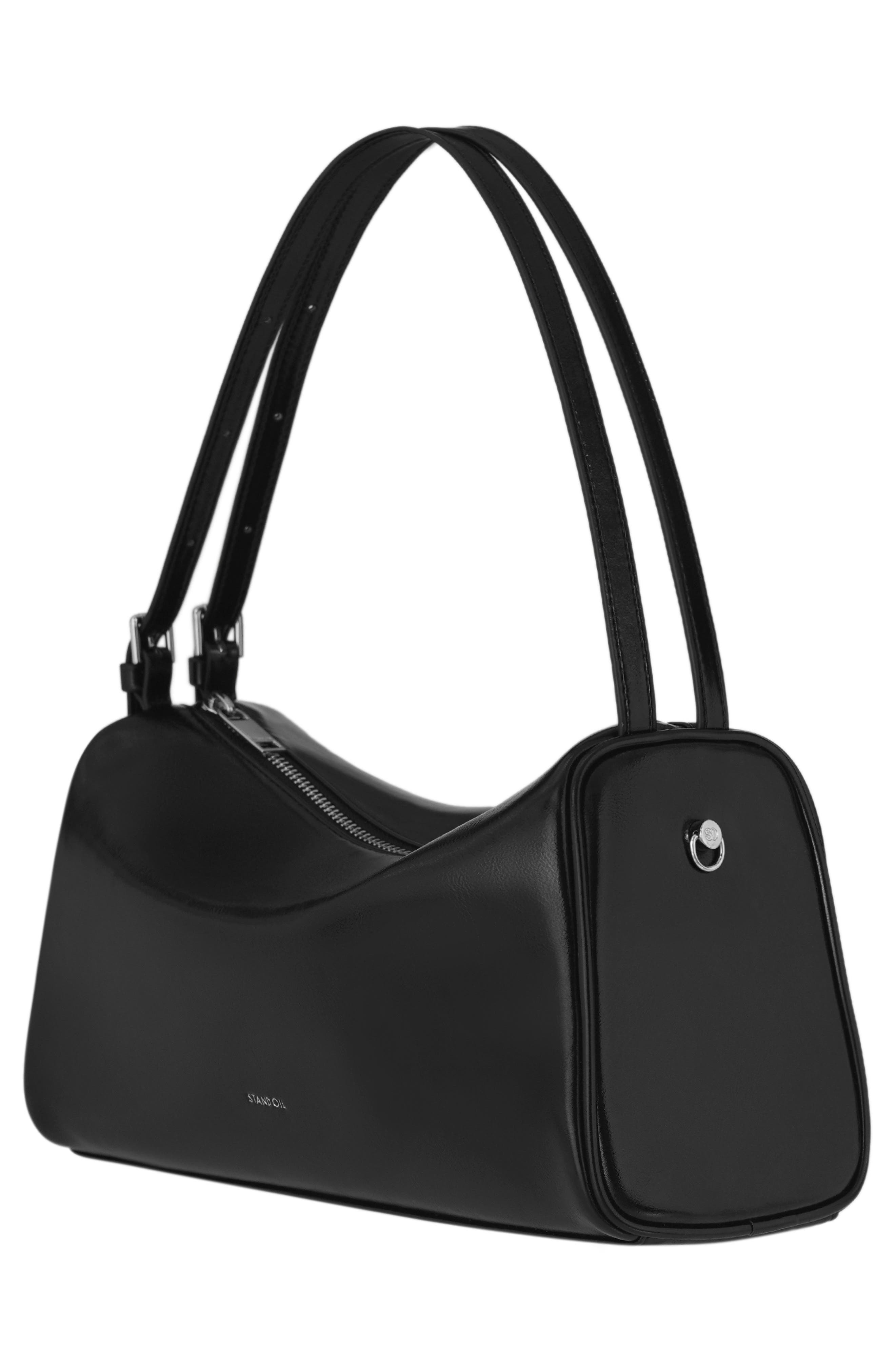 Stand Oil Melly Faux Leather Shoulder Bag, Alternate, color, 