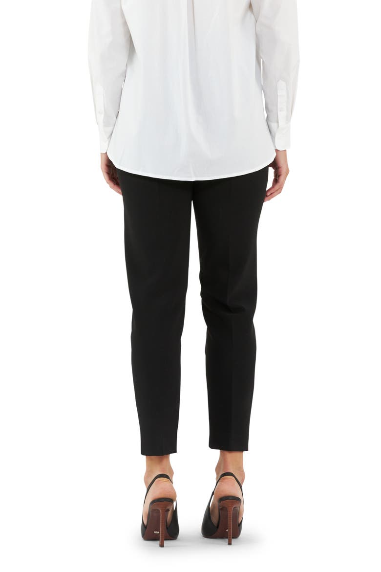 Alexa Classic Cropped Maternity Work Pant, Alternate, color, Black