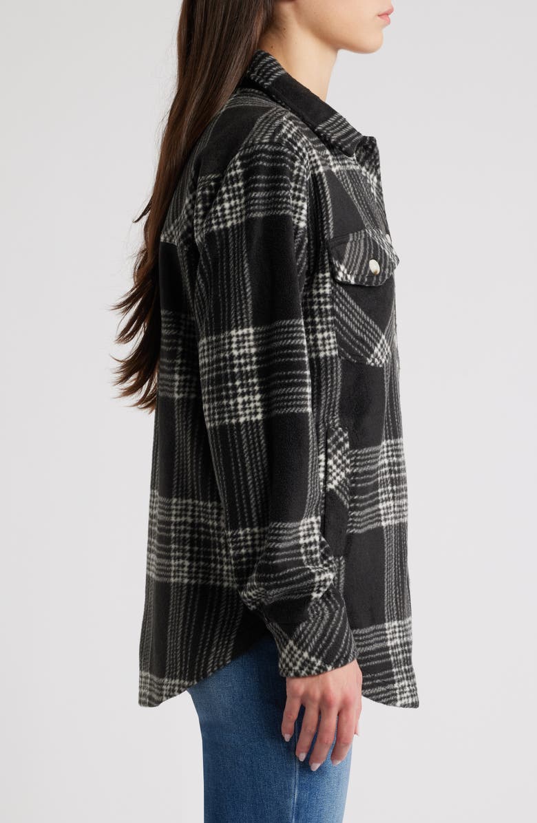 Thread & Supply Plaid Polar Fleece Shacket, Alternate, color,