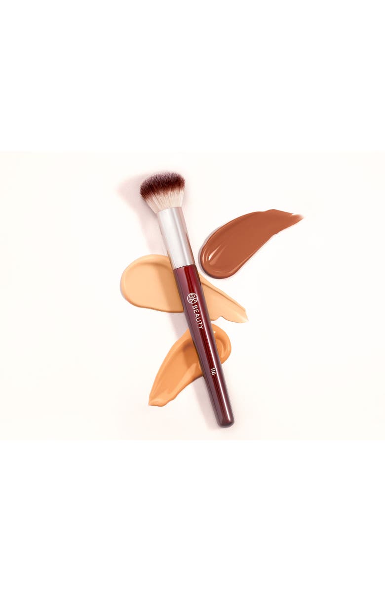 BK Beauty Core Complexion Trio Brush Set, Alternate, color, Burgundy
