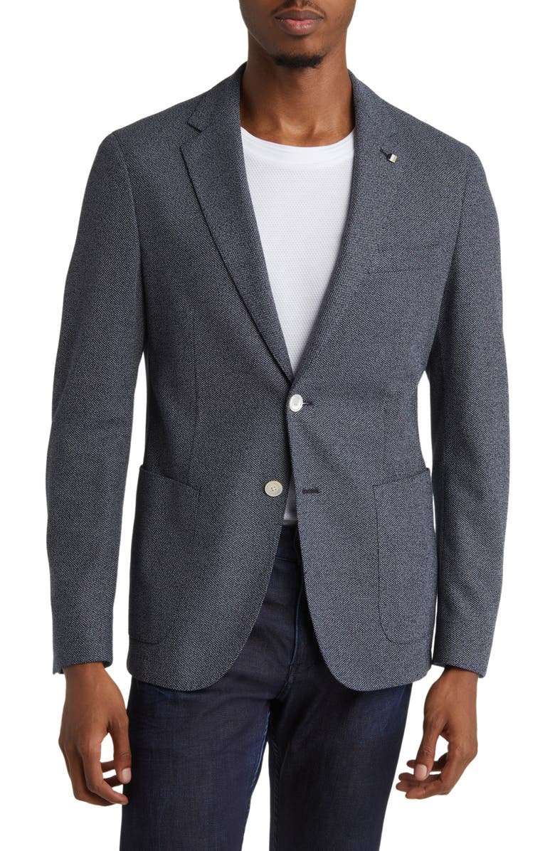 BOSS Hanry Slim Fit Sport Coat, Main, color, Dk Bu