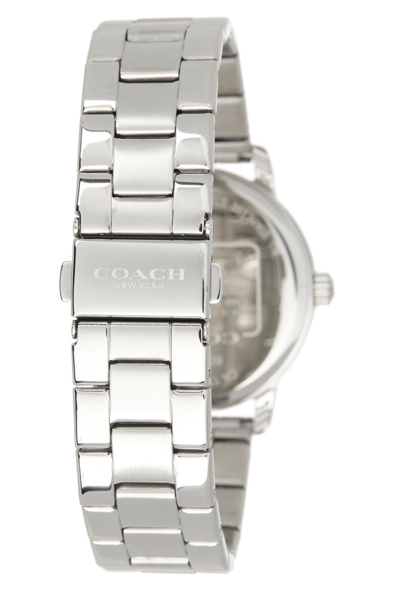 Grand Bracelet Watch, 36mm, Alternate, color, SILVER WHITE
