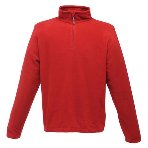 Micro Zip Neck Fleece Top