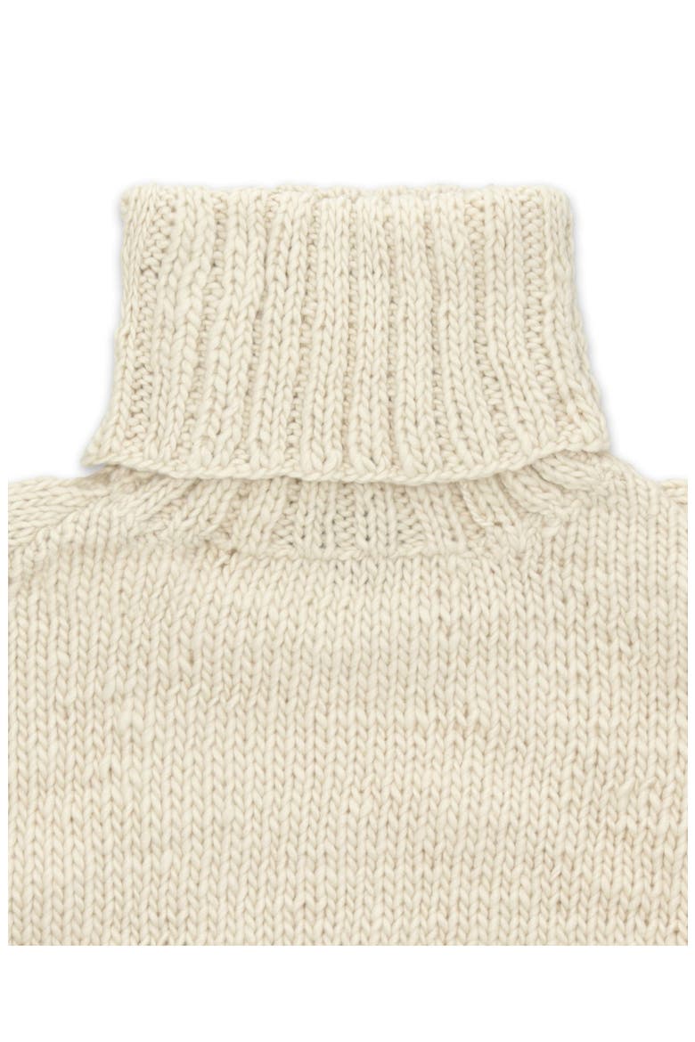 Merino Wool Turtleneck Pullover, Alternate, color, Ivory