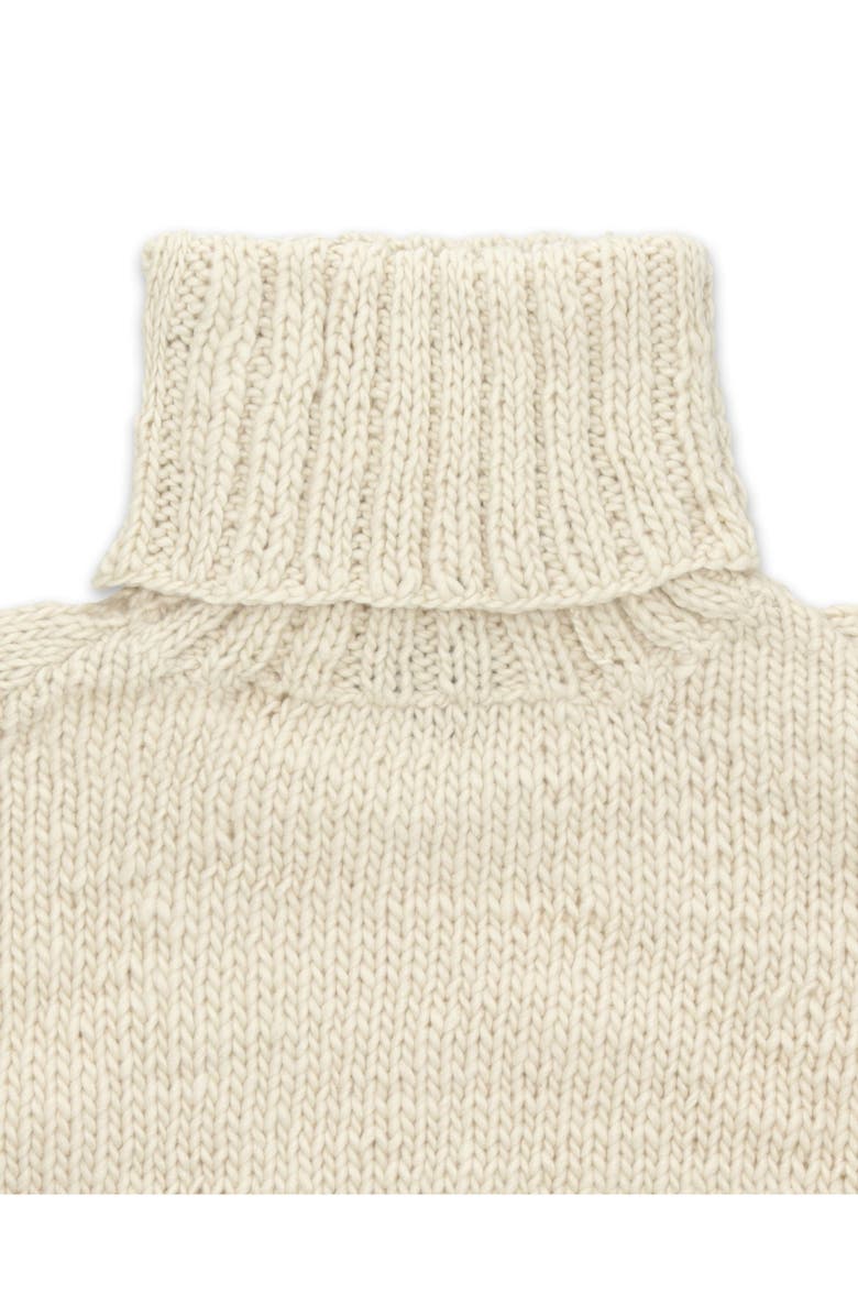 Fortela Merino Wool Turtleneck Pullover, Alternate, color, Ivory