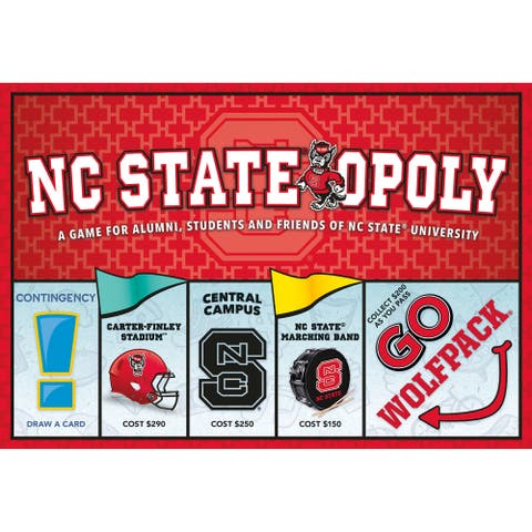 Nc Stateopoly Themed Family Board Game