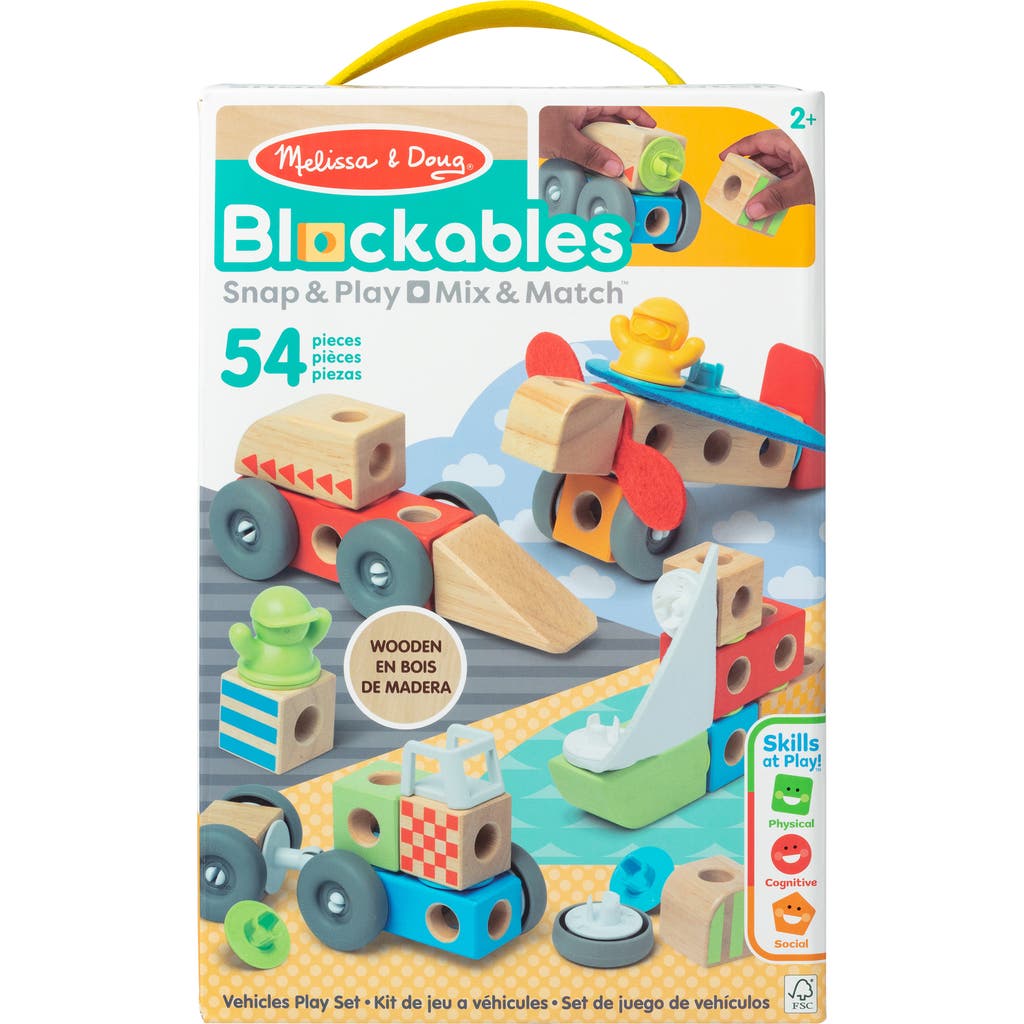 Melissa & Doug Blockables Vehicles Playset  product