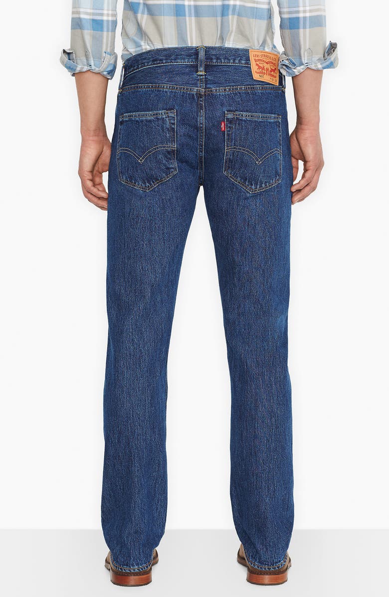 LEVIS PREMIUM Levi's<sup>®</sup> Premium 501<sup>®</sup> Original Straight Leg Jeans, Alternate, color, 