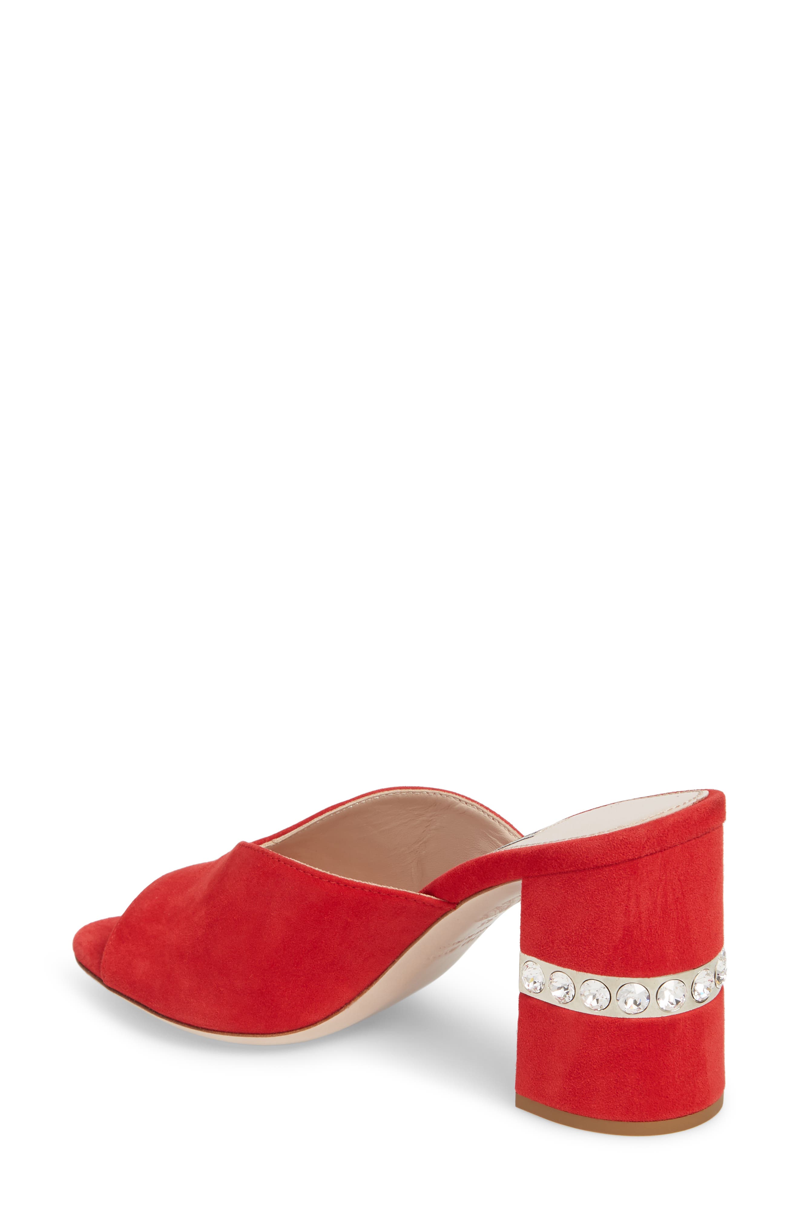 Miu Miu Jewel Slide Sandal, Alternate, color, 