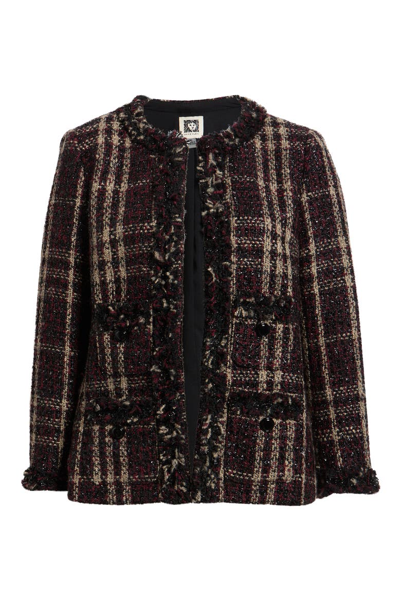 Metallic Tweed Jacket, Main, color, BAROLO MULTI