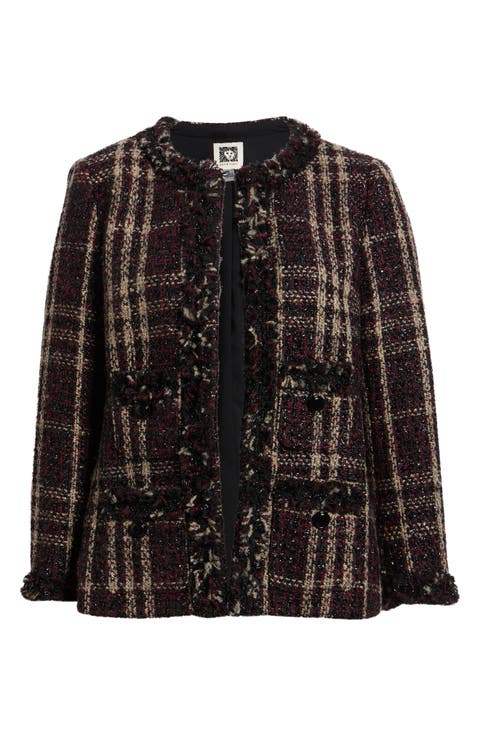 Metallic Tweed Jacket