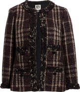 Anne Klein Metallic Tweed Jacket