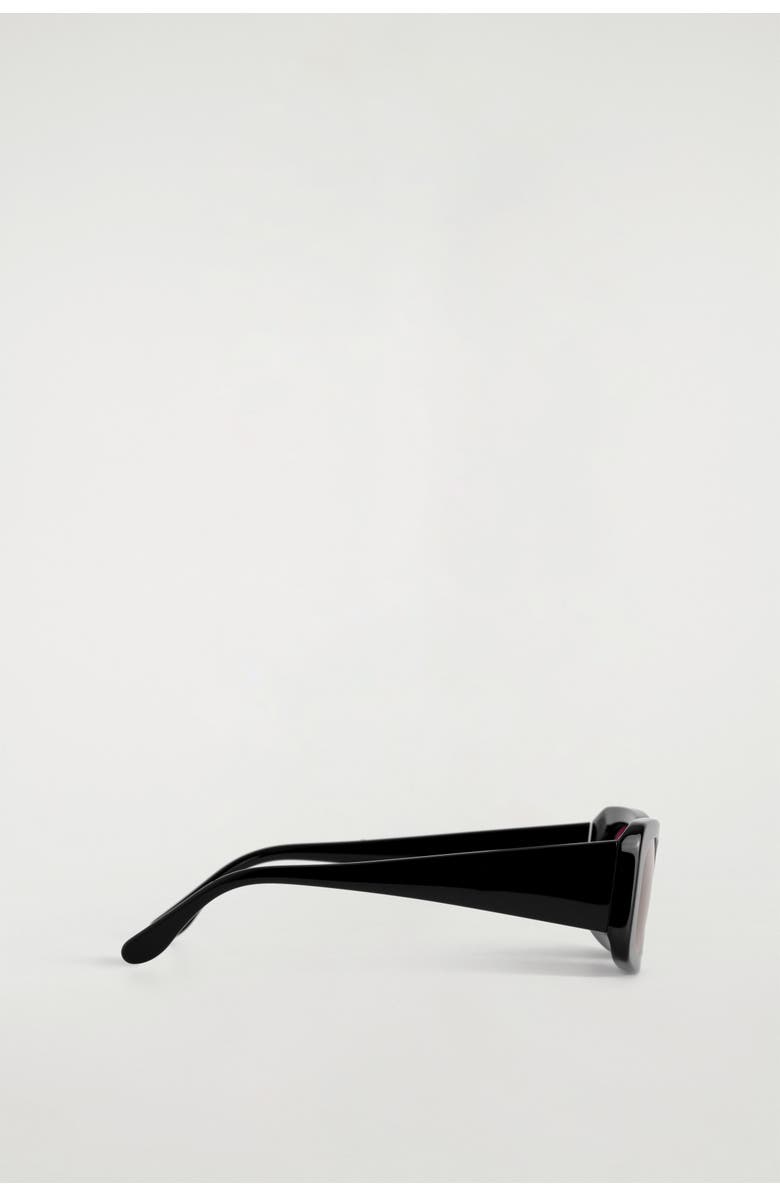COS Rectangular Sunglasses, Alternate, color, Black