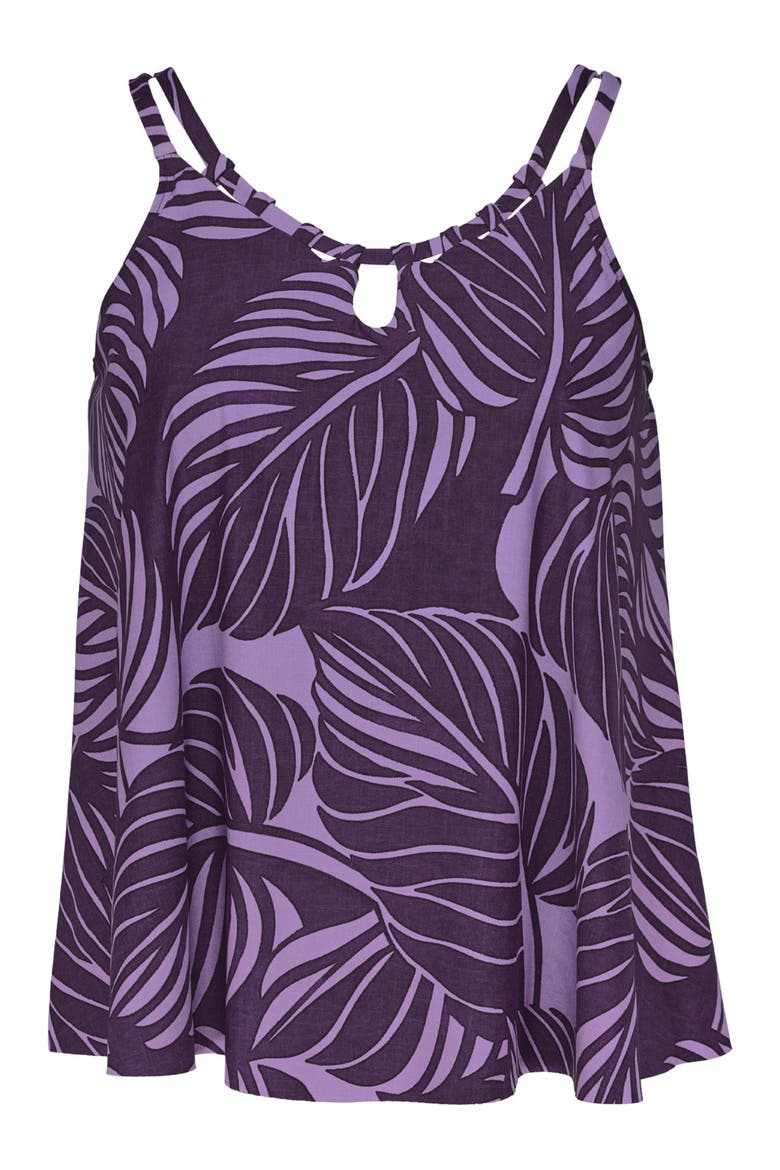 Sadie Tankini Swimsuit Top, Alternate, color, Mystic Palms