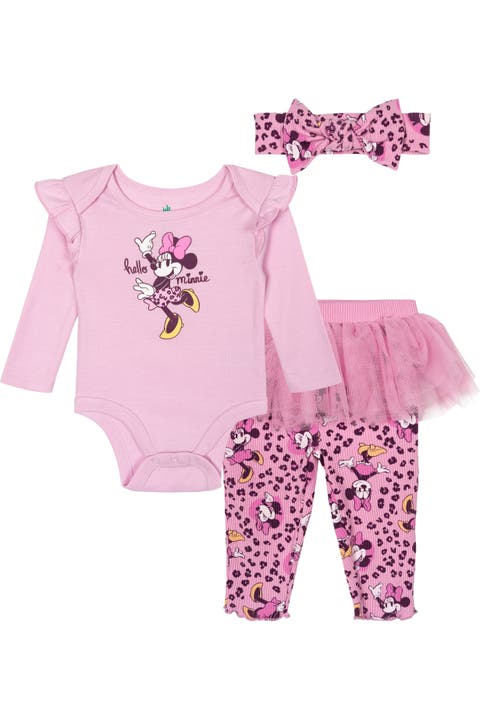 Minnie Mouse Bodysuit And Tutu Leggings Set (baby)
