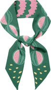 Centinelle Watermelon Twilly Ribbon Scarf