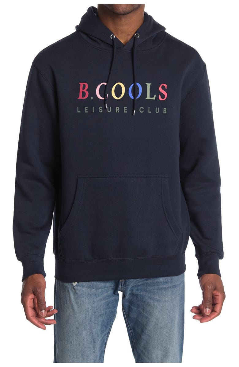 Barney Cools Leisure Club Pullover Hoodie, Main, color, 