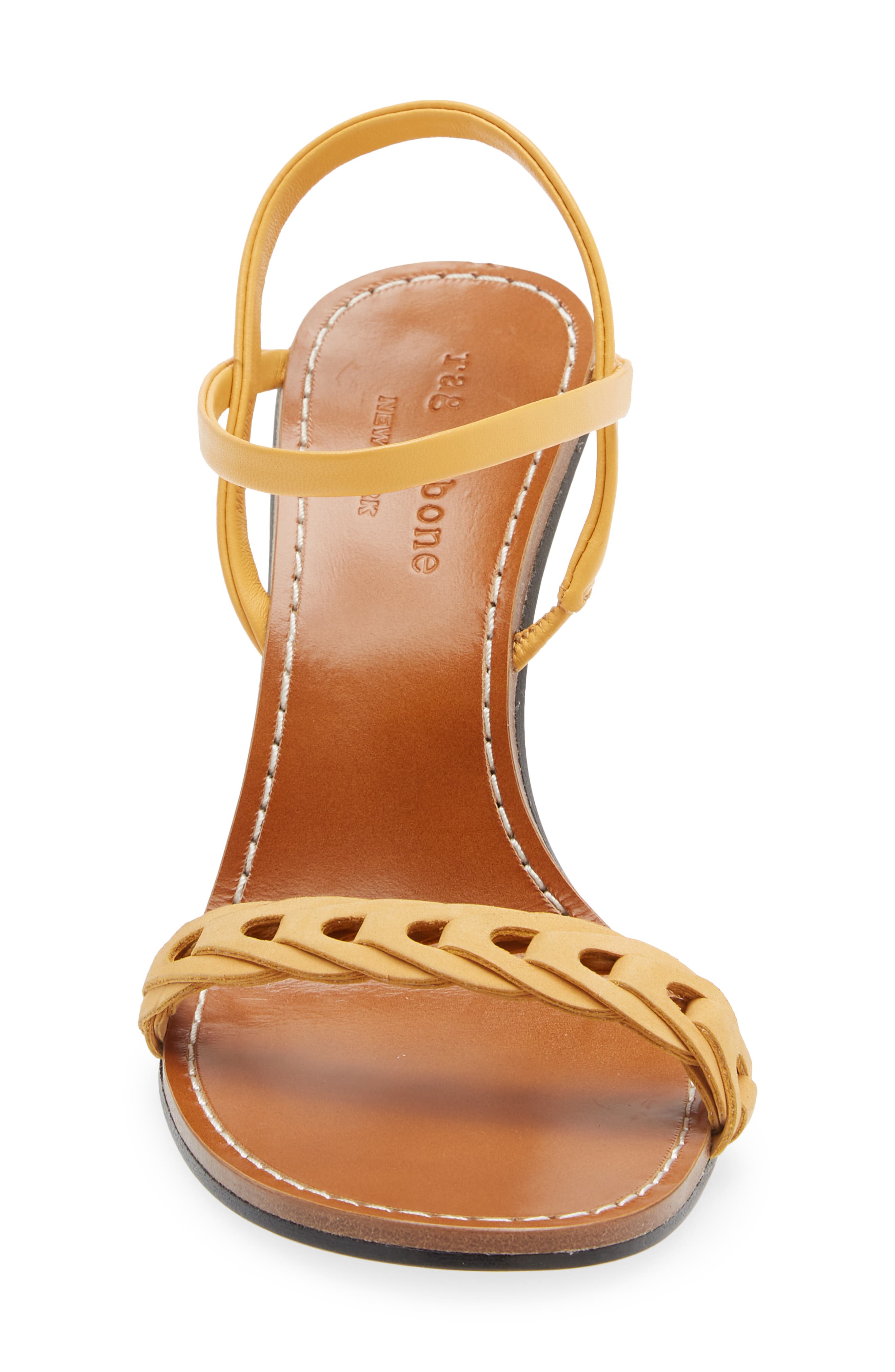 rag &amp; bone Infinity Sandal, Alternate, color, Putty Leather