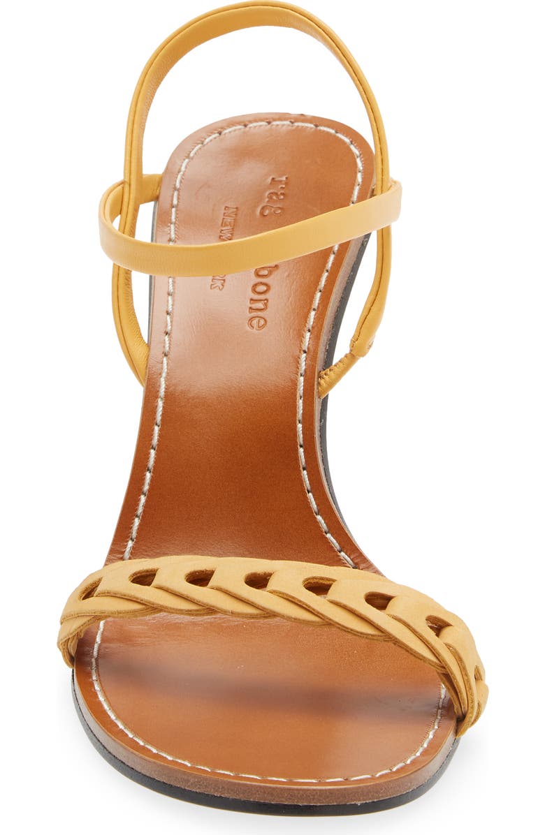 rag & bone Infinity Sandal, Alternate, color, Putty Leather