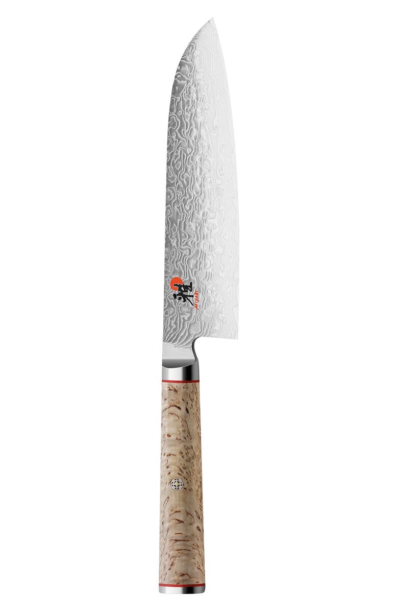 MIYABI Birchwood 7-Inch Santoku Knife, Main, color, 