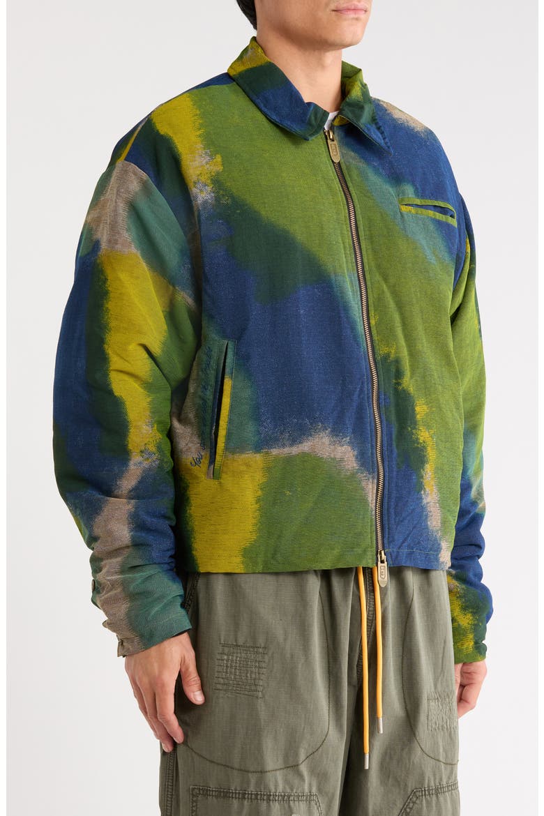Morrison Cotton Jacket, Alternate, color, GREEN/MULTI