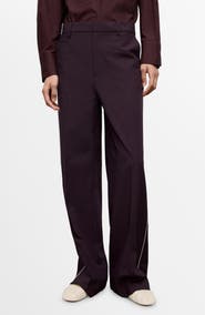 MANGO Side Stripe Pants