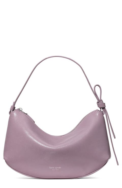 loop glazed leather shoulder bag