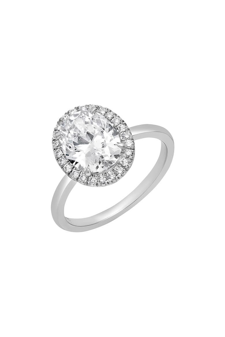 Diamond Engagement Ring Setting (Nordstrom Exclusive), Main, color, WHITE GOLD/ DIAMOND