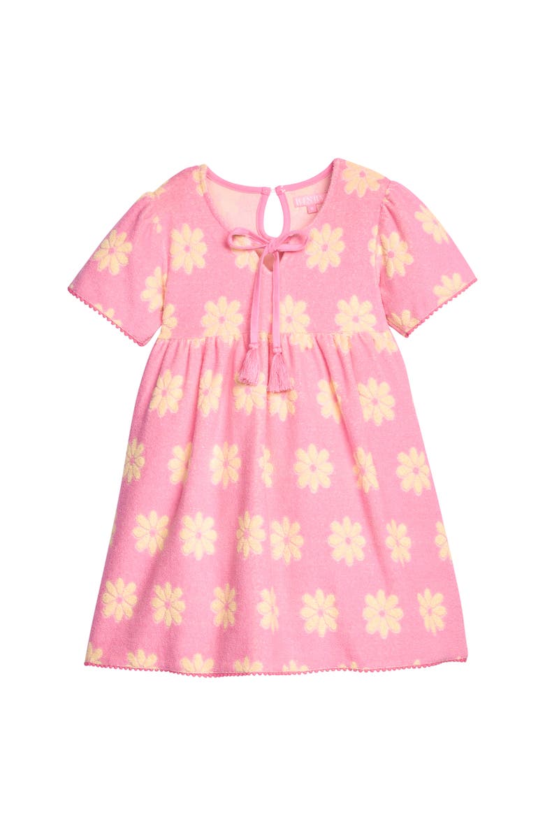 BISBY Kids' Riviera Dress, Main, color, Pink Floral Terry