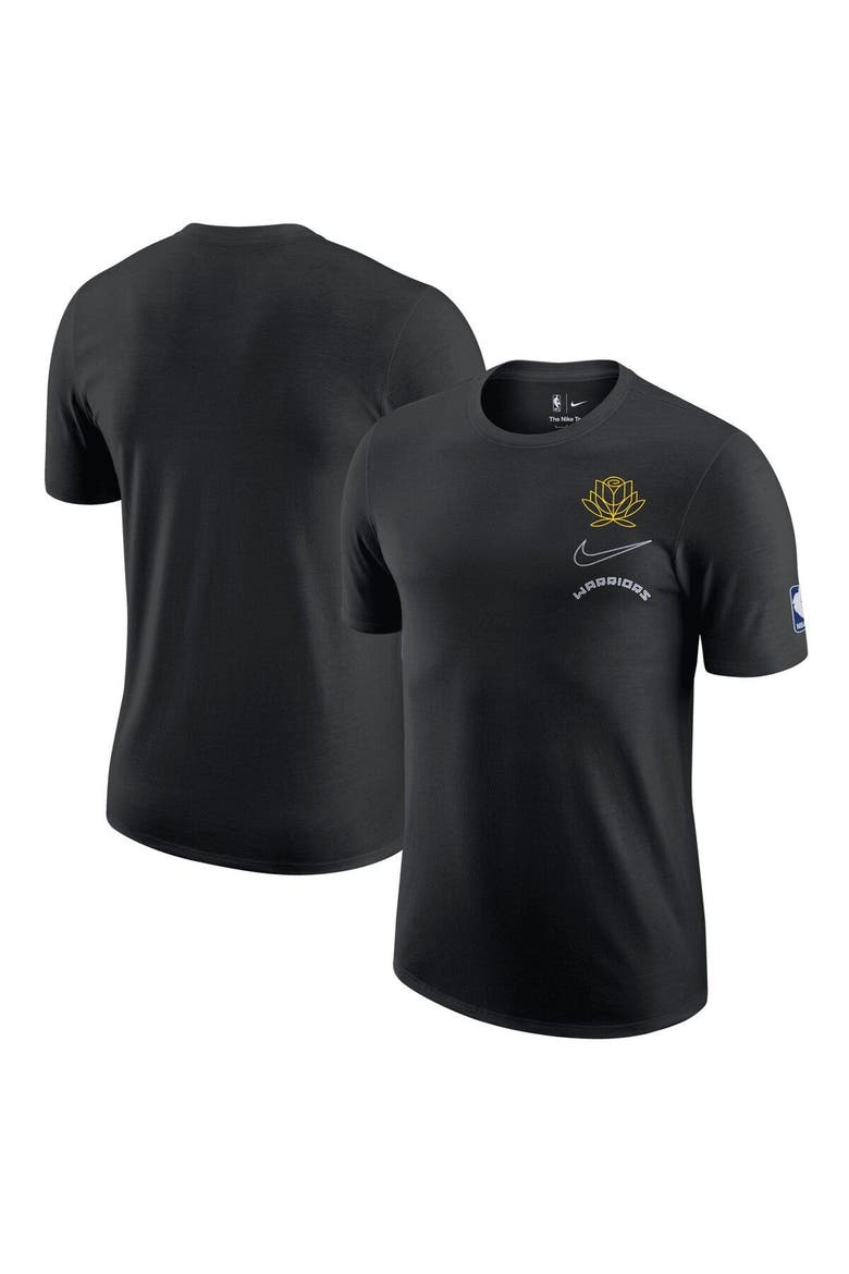 Men's Nike Black Golden State Warriors 2022/23 City Edition Courtside Max90 Vintage Wash T-Shirt, Main, color, Black