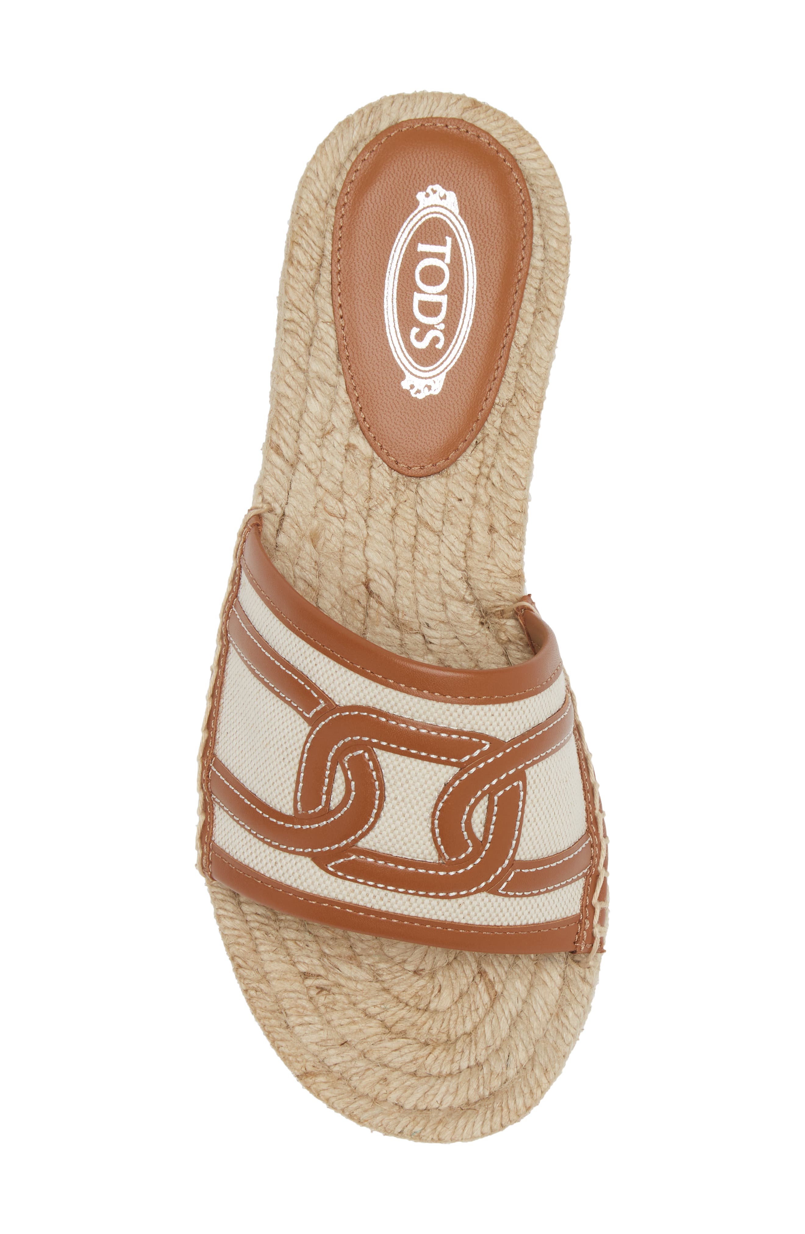 Tod's Chain Motif Sandal, Alternate, color, 