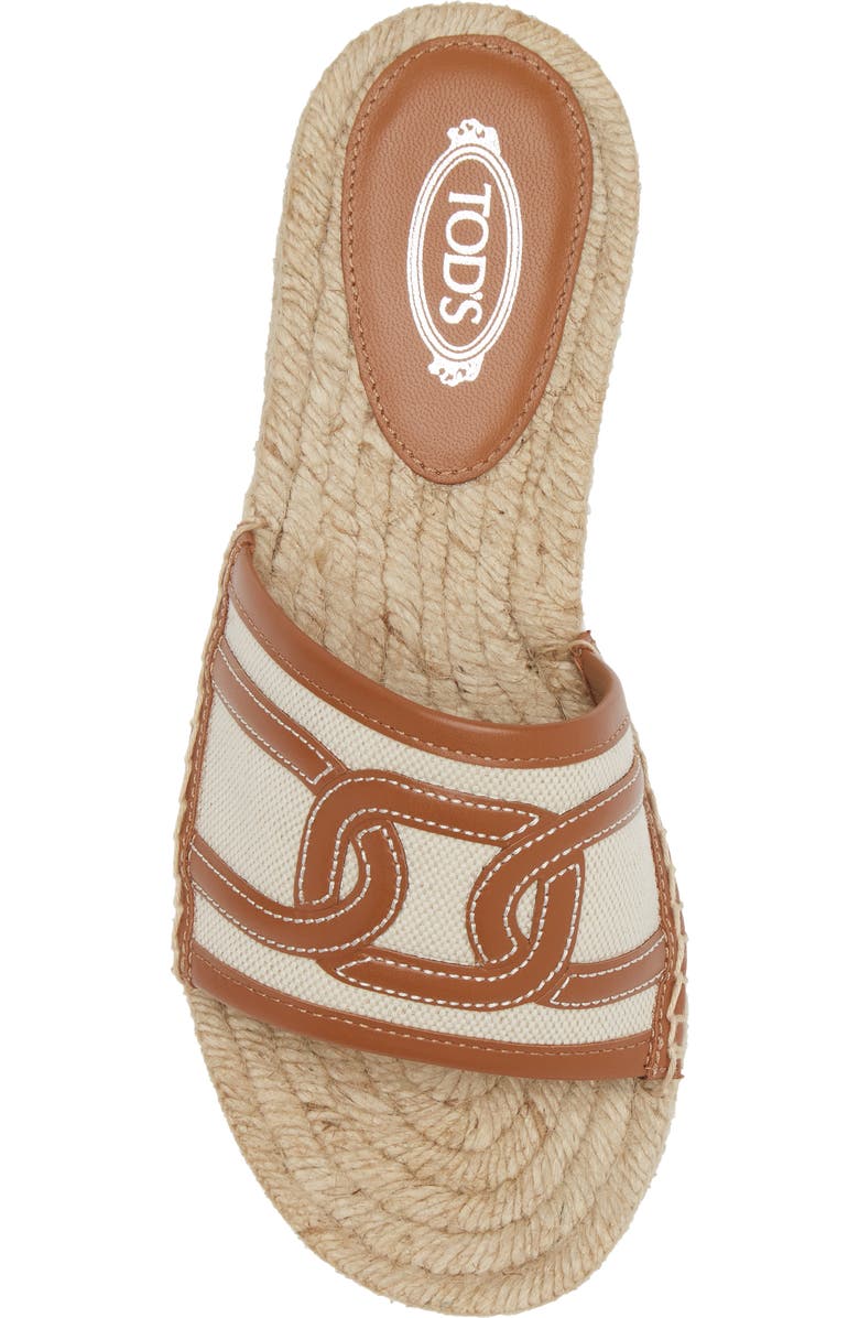 Tod's Chain Motif Sandal, Alternate, color,